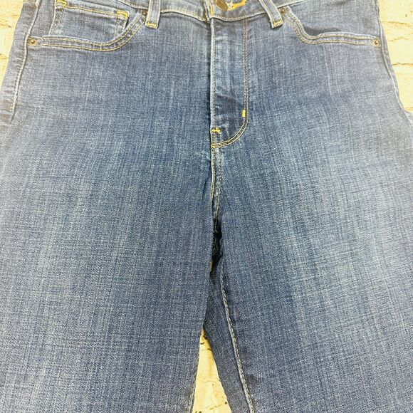 Levis Jeans Womens Sz.28 Blue 721 High Rise Skinny Ankle Stretch Denim Dark Wash - Picture 2 of 16